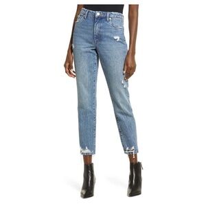 BLANKNYC Madison Crop Distressed